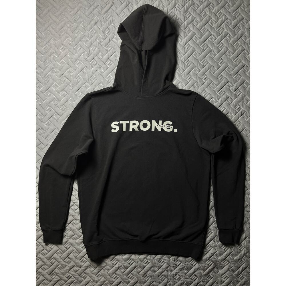 Anatomy x Anatomie Strong Graphic Hoodie Men’s M Minimalist Designer Luxe Ltd